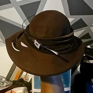 Lancaster | Accessories | Lancaster Designer Brown Wool  display picture 3